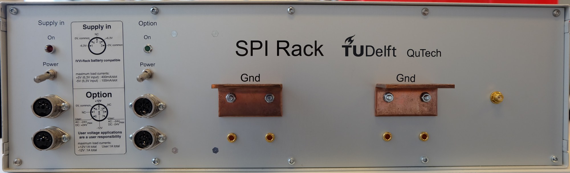 SPI Rack Mainframe Back Picture